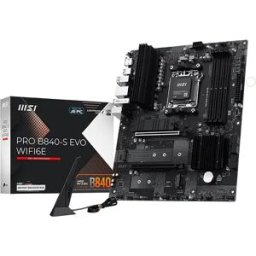 MSI Carte Mère Pro B840-s Evo Wifi6e Black One Size unisex