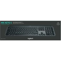 Logitech Clavier Sans Fil Mx Keys S Qwerty Eeuu Anglais Graphite One Size unisex