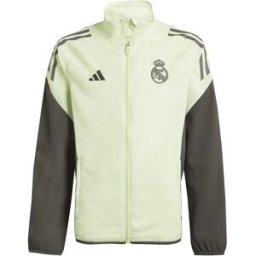 Adidas Veste Junior Présentation Real Madrid Tiro 25/26 Competition Almost Lime 13-14 Années Garçon,Fille
