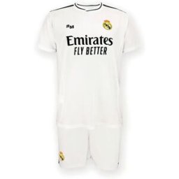 Real Madrid Ensemble Junior à Manches Courtes Domicile 24/25 White 14 Années Garçon,Fille
