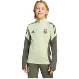 Adidas Sweat-shirt Junior Entraînement Real Madrid Tiro 25/26 Competition Almost Lime 7-8 Années Garçon,Fille