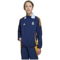 Adidas Veste De Survêtement Présentation Real Madrid Tiro 24 Competition Team Navy Blue 2 / Crew Orange / Glow Blue 15-16 Années Garçon,Fille