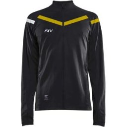 Force Xv Veste De Survêtement Victoire Black / Yellow 152 cm Garçon,Fille