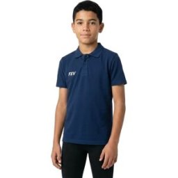 Force Xv Polo à Manches Courtes Classic Force Marine 116 cm Garçon