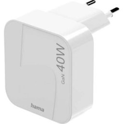 Hama Chargeur USB 40 W USB-C® Power Delivery 3.0, QC 2.0, QC 3.0 blanc pour prise murale GaN, USB Power Delivery (USB-PD)