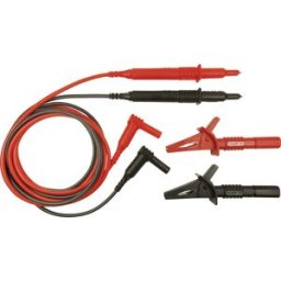 Cliff CIH29892 Set de cordons de mesure de sécurité mâle 4 mm pointe de test 1.20 m rouge, noir 1 pc(s)