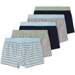 Name It Boxers 13243384 5 Unités Aquamarine 9-10 Années Garçon