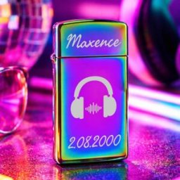 Ocadeau Briquet Zippo spectrum slim gravé