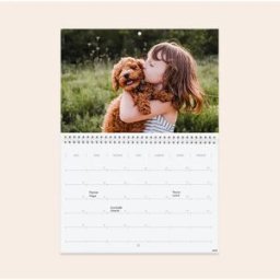 Cewe Calendrier photo double page A3 - format 30x42 ouvert - mois de dÃ©part au choix