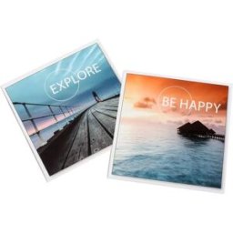 Cewe Tirages photo rÃ©tro carrÃ© - format 12,7x12,7 cm - Par lots de 16, 24 et 32 avec ou sans boÃ®te de rangement