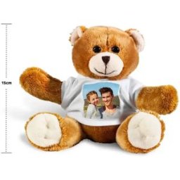 Peluche avec photo CEWE - peluches personnalisÃ©es : Ã©lan, lapin ourson - votre photo prÃ©fÃ©rÃ©e sur le T-shirt de la peluche