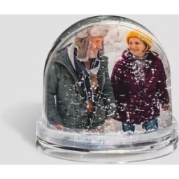 Boule Ã neige avec photo CEWE - format 9x8 cm