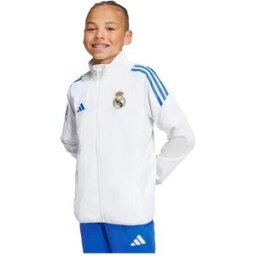 Adidas Veste Junior Présentation Real Madrid Tiro 25/26 Competition White 13-14 Années Garçon,Fille