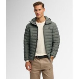 Superdry Homme Veste à Capuche Fuji Lite Grey Taille: M