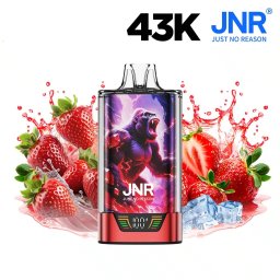 JNR Gorilla X 43000 Puffs 2% Nicotine – Strawberry Ice