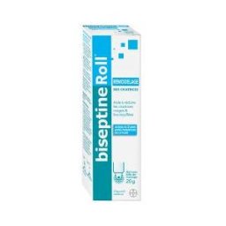 Bayer Santé Biseptine Roll - Gel Remodelant - 20 g - Remodelage Cicatrices Rouges et Boursouflées - Boîte 1 Roll-on de 20 g