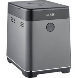 Graef BA806EU Machine à pain revêtement anti-adhésif, fonction minuteur 750 g oxyde de fer micacé (satiné), gris