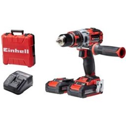 Einhell Professional TP-CD 18 Li-i BL (2x2,0Ah) 2 vitesses-Perceuse-visseuse à percussion sans fil + chargeur, + 2 batteries