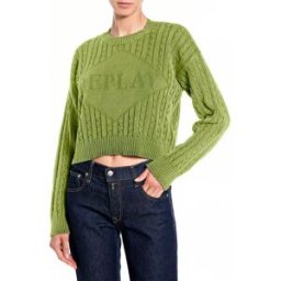 Replay Pull Dk4212.000.g21280g Calla Green XS Femme