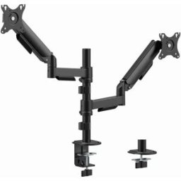 Gembird Support Double Moniteur Ma-da2p-02 Black One Size unisex
