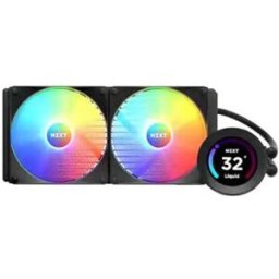 Nzxt Refroidissement Liquide Kraken Elite 240 2x120 Rgb Display Lcd Plus Black One Size unisex