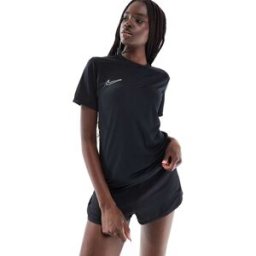 Nike Football - Academy 25 - T-shirt en tissu Dri-FIT - Noir XS