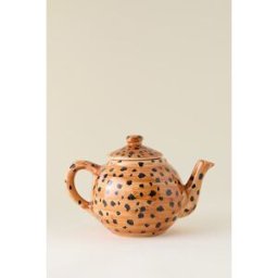 Théière Léopard Anna + Nina en Orange chez Anthropologie