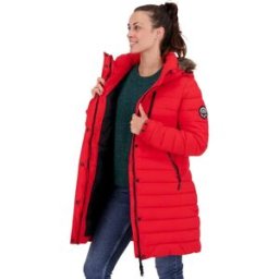 Superdry Veste Super Fuji High Risk Red XS Femme