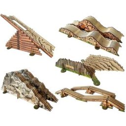 Crawler Park Kit Rc 5 Obstacles 1/24 Télécommande Brown One Size unisex