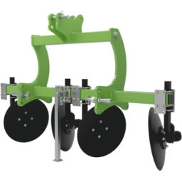 Seven Italy Big - Butteur - 4 éléments - Série médium - Châssis de 160 cm - Pour tracteurs avec attelage à trois points
