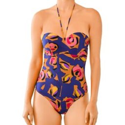 Huit - Maillot de bain 1 Pièce Rose bleu /rouge 95 D