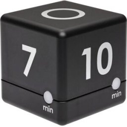 TFA Dostmann Timer Cube Minuteur noir numérique