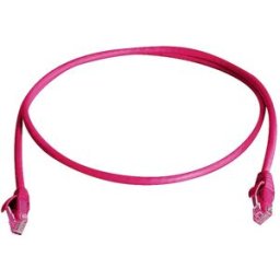 Telegärtner 100009033 RJ45 Câble réseau, câble patch CAT 6 10.0 m rouge ignifuge, avec manchon de protection contre les pliages 1 pc(s)