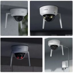 Reolink Caméra De Surveillance W437 4k Wi-fi 6 Black One Size unisex