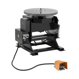 Positionneur de soudage - 500 kg - Inclinaison de la table -45° à 90° - Pédale de commande
