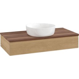Villeroy und Boch Meuble sous-vasque Villeroy & Boch Antao 1000x190x500mm L09112HN avec éclairage avec structure FK/AP: HN/2