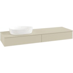 Villeroy und Boch Meuble sous-vasque Villeroy & Boch Antao 1600x190x500mm L15110HJ avec éclairage avec structure FK/AP: HJ/0
