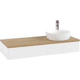 Villeroy und Boch Meuble sous-vasque Villeroy & Boch Antao 1200x190x500mm L12151MT avec éclairage avec structure FK/AP: MT/1
