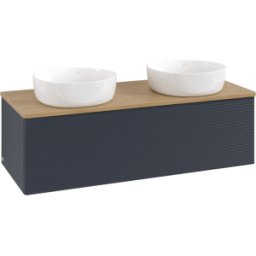 Villeroy und Boch Meuble sous-vasque Villeroy & Boch Antao 1200x360x500mm L35111HG avec éclairage avec structure FK/AP: HG/1