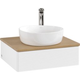 Villeroy und Boch Meuble sous-vasque Villeroy & Boch Antao 600x190x500mm L07151MT avec éclairage avec structure FK/AP: MT/1