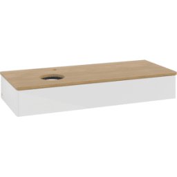 Villeroy und Boch Meuble sous-vasque Villeroy & Boch Antao 1200x190x500mm L11051GF avec éclairage FK/AP: GF/1