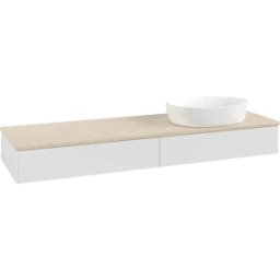 Villeroy und Boch Meuble sous-vasque Villeroy & Boch Antao 1600x190x500mm L16013GF avec éclairage FK/AP: GF/3