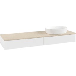 Villeroy und Boch Meuble sous-vasque Villeroy & Boch Antao 1600x190x500mm L16013MT avec éclairage FK/AP: MT/3