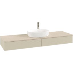 Villeroy und Boch Meuble sous-vasque Villeroy & Boch Antao 1600x190x500mm L14153HJ avec éclairage avec structure FK/AP: HJ/3