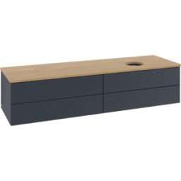 Villeroy und Boch Meuble sous-vasque Villeroy & Boch Antao 1600x360x500mm L27111HG avec éclairage avec structure FK/AP: HG/1
