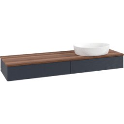 Villeroy und Boch Meuble sous-vasque Villeroy & Boch Antao 1600x190x500mm L16112HG avec éclairage avec structure FK/AP: HG/2