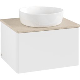 Villeroy und Boch Meuble sous-vasque Villeroy & Boch Antao 600x360x500mm L29013MT avec éclairage FK/AP: MT/3