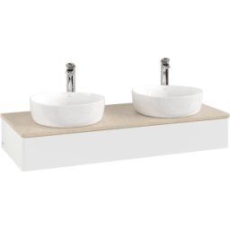 Villeroy und Boch Meuble sous-vasque Villeroy & Boch Antao 1200x190x500mm L13053MT avec éclairage FK/AP: MT/3