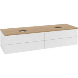 Villeroy und Boch Meuble sous-vasque Villeroy & Boch Antao 1600x360x500mm L28111GF avec éclairage avec structure FK/AP: GF/1