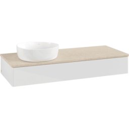 Villeroy und Boch Meuble sous-vasque Villeroy & Boch Antao 1200x190x500mm L11013GF avec éclairage FK/AP: GF/3